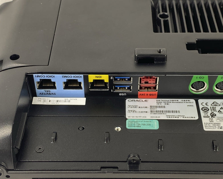 Oracle Micros Workstation 6 Series 2 Celeron 4305UE 2.0 GHz 8GB No SSD w/ Stand