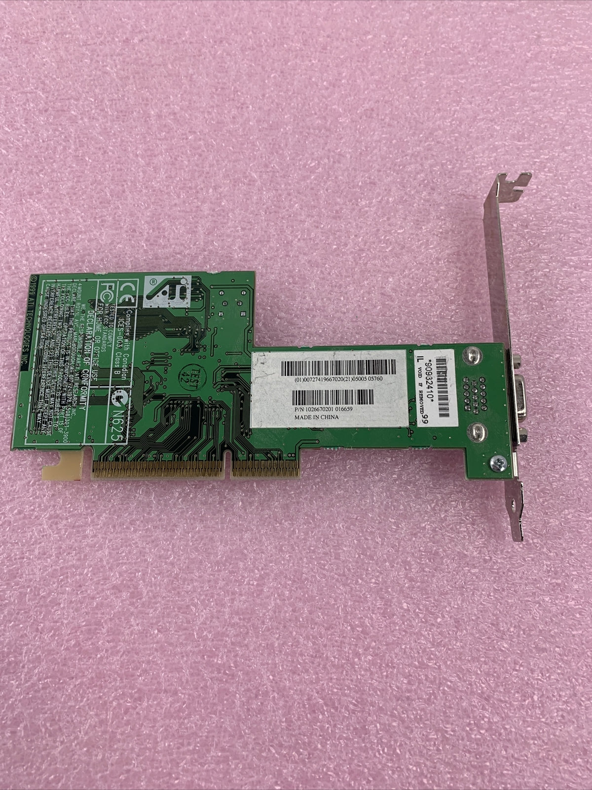 RAGEXL - ATI RAGE XL POWEREDGE 350 12TVD 8MBPCI VIDEO GRAPHICS CARD