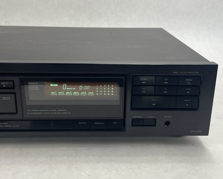 Onkyo DX-C300 CD 6 Multi Compact Disc Changer No Magazine Power Tested