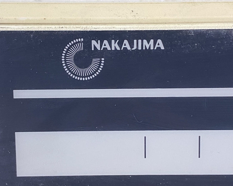 Nakajima AE-710 Electronic Typewriter Power Tested No AC Adapter Missing Lid
