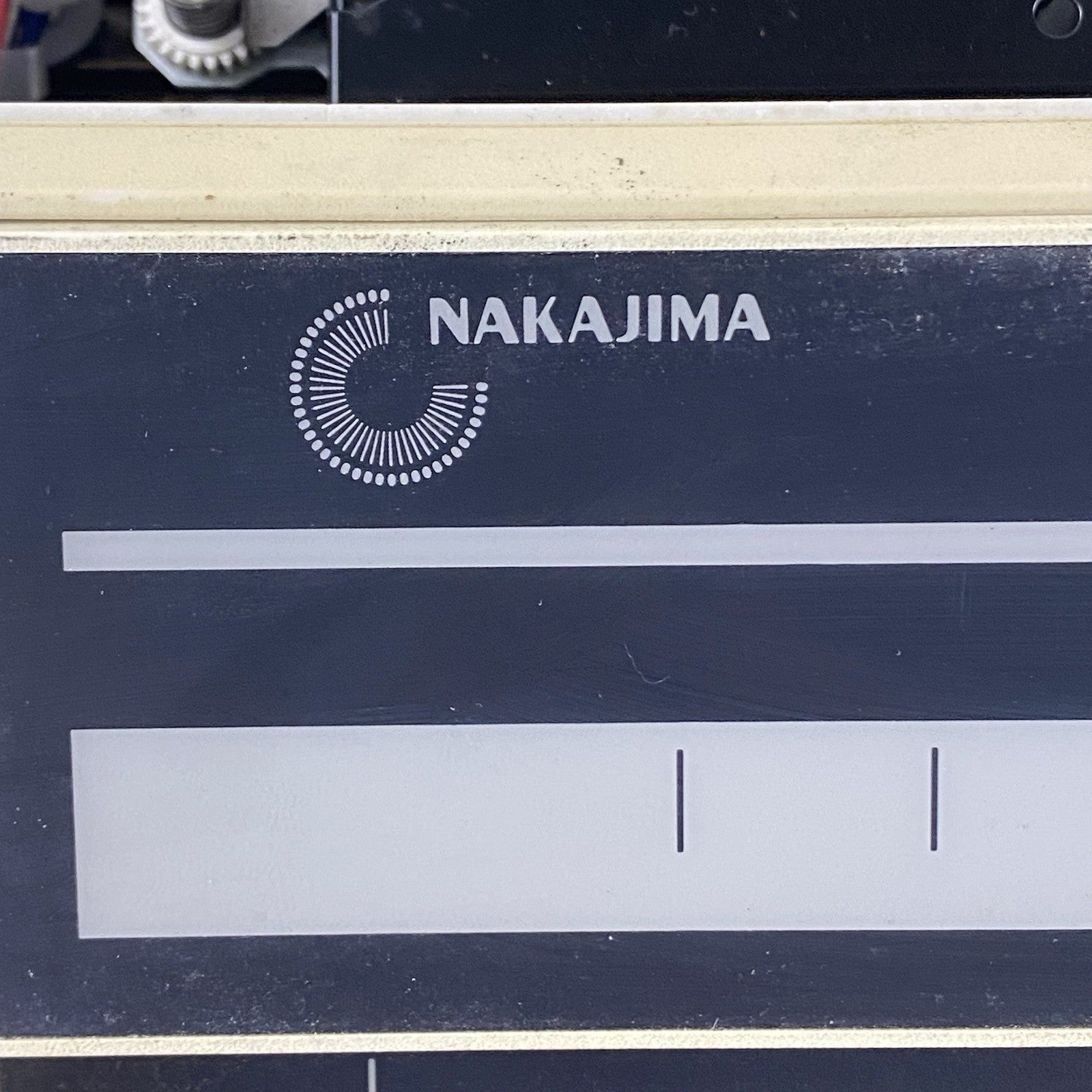 Nakajima AE-710 Electronic Typewriter Power Tested No AC Adapter Missing Lid6