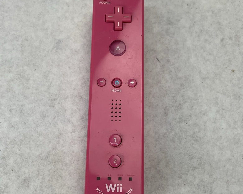 Nintendo RVL-036 Wii Remote Pink Wii MotionPlus - Tested