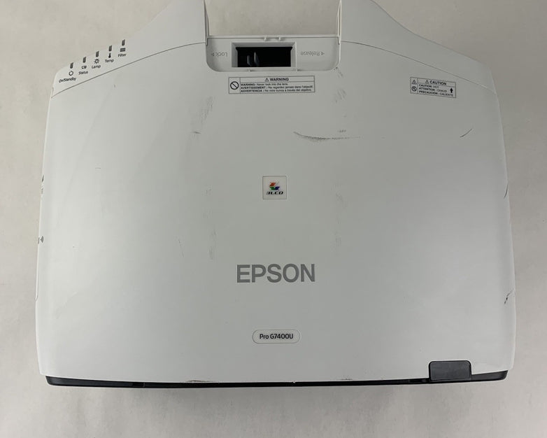 Epson Pro G7400U H762A 3LCD Projector - Parts or Repair