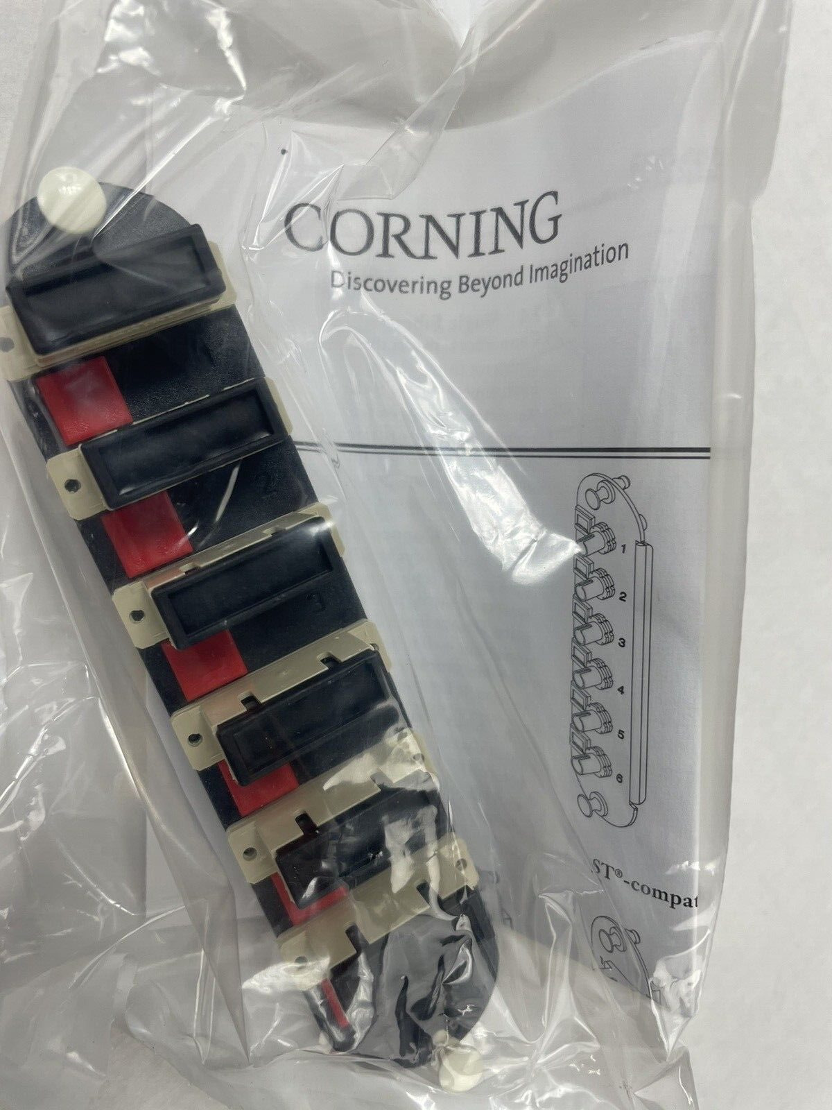 Corning CCH-12-91 SC Multimode 12 Port Adapter Panel with 6 Duplex Inserts
