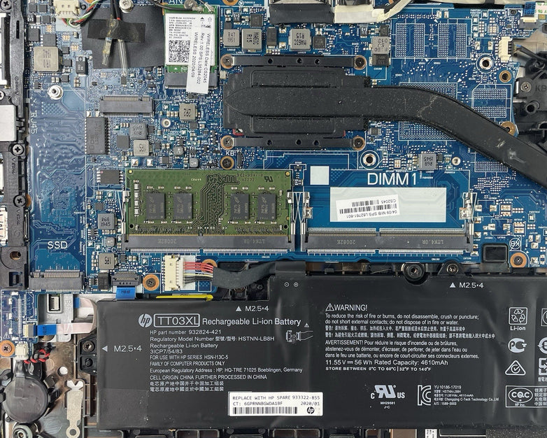 HP EliteBook 850 G6 15.6" i7-8665U 1.90 GHz 16 GB RAM No SSD/OS/AC - READ