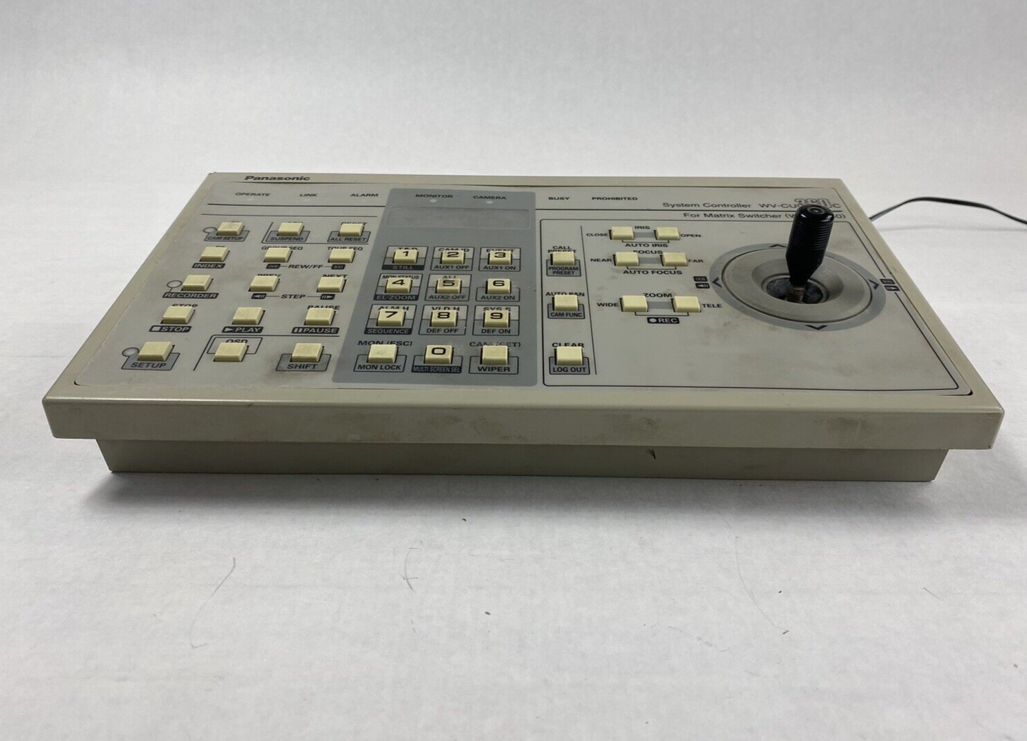Panasonic WV-CU360C System Controller with AC Adapter Tested