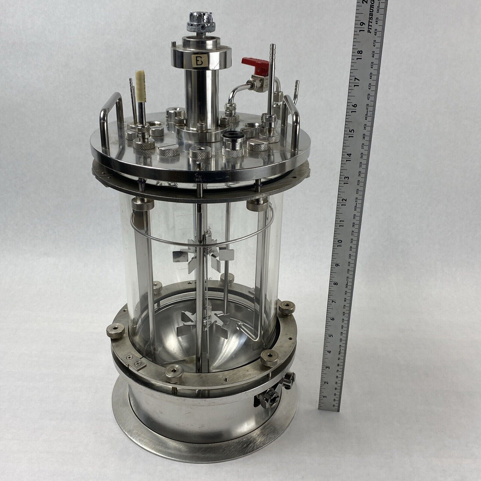 New Brunswick Scientific Q552700 5L Liter Glass Vessel Fermentor Bioreactor
