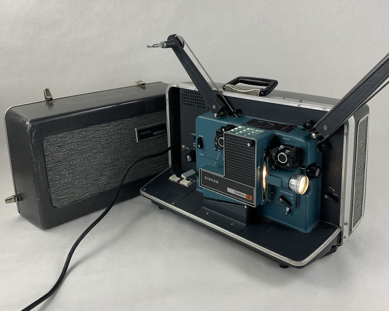 Singer Graflex 16 Sound Projector Power Tested Speaker Hums