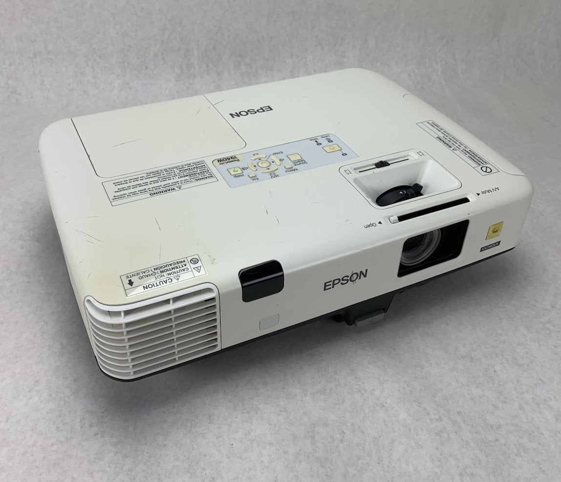 Epson PowerLite 1940W H474A LCD Lamp Projector 2703 Hours - No Remote0