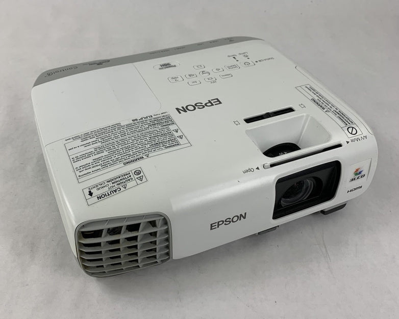 Epson PowerLite 98H H687A LCD Lamp Projector 3463 Lamp Hours - No Remote