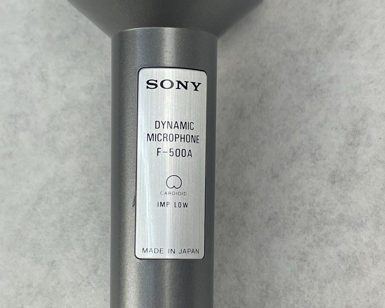 Sony Model F-500/ 500A/ 500S Dynamic Microphone Service Manual