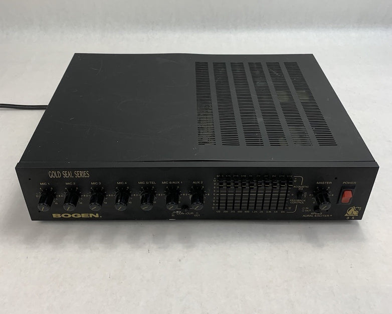 Bogen GS-35 Gold Seal Series Public Address Amplifier - Tested