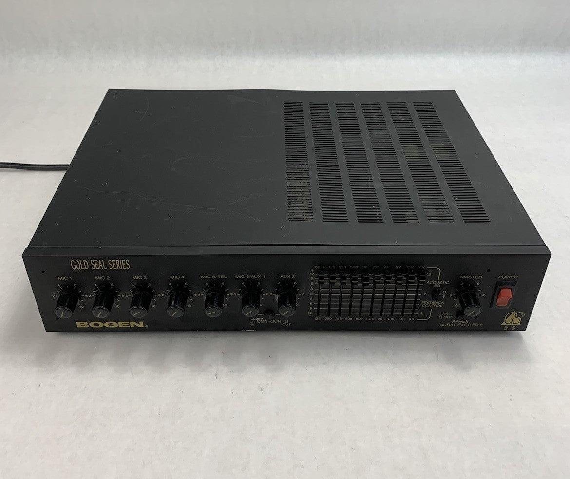 Bogen GS-35 Gold Seal Series Public Address Amplifier - Tested1