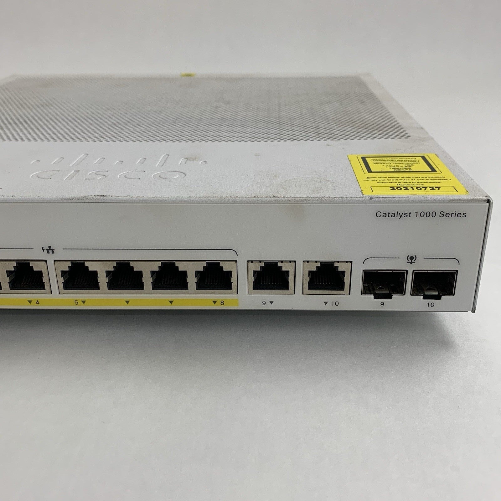 Cisco C1000-8FP-2G-L Catalyst 8-Port PoE+ GbE 2-Port DP Network Switch Tested3