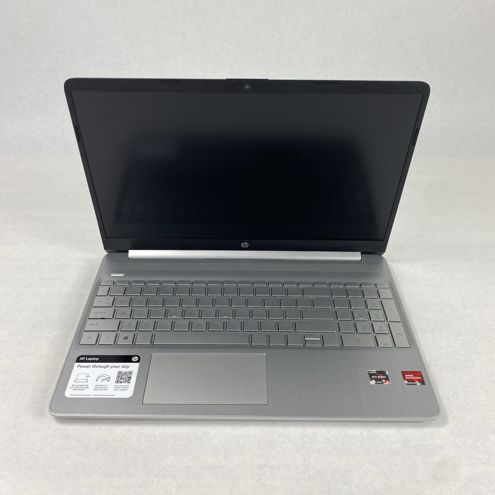HP Laptop 15-ef2013dx AMD Ryzen 5 5500U 2.1GHz 16GB RAM 15.6" No HDD No OS