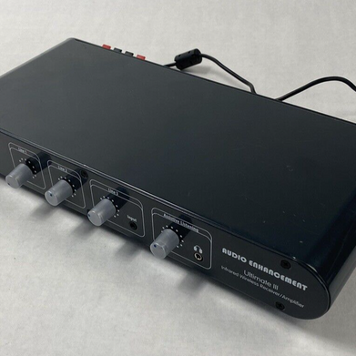 Audio Enhancement Ultimate III Infrared Wireless Receiver/Amplifier Power Tested