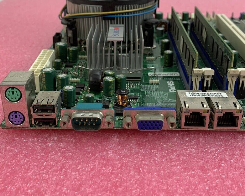 SuperMicro X7SBI Motherboard Intel Core 2 Quad Q6600 2.4GHz 4GB RAM w/ Shield