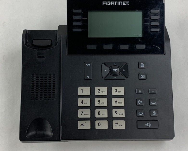 Fortinet FortiFone FON-370i Gigabit IP Phone No Handset or Stand Tested Reset