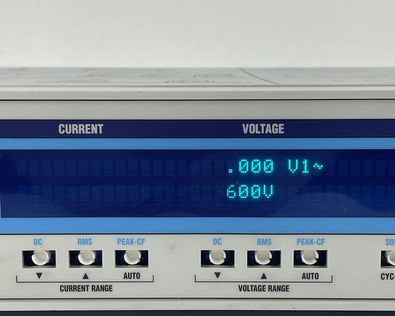 Magtrol 6530 3-Phase Power Analyzer Power Tested For Parts Missing Buttons