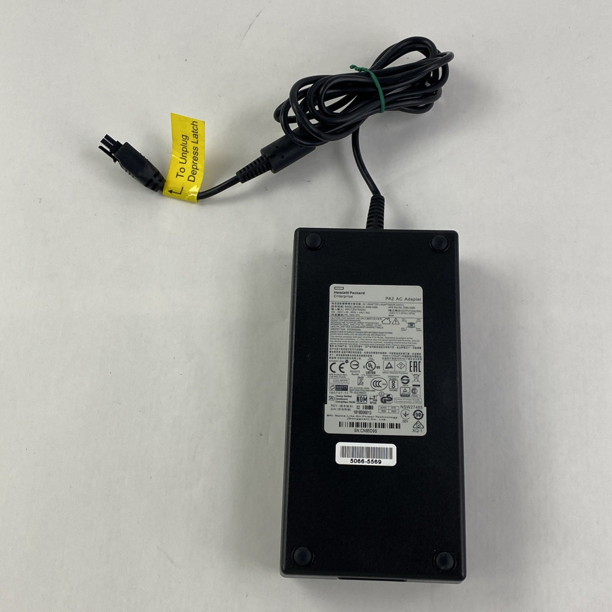 HP 5066-5569 54V 1.67A 90W 4 Pin PA2 AC Adapter - No Power Cord4
