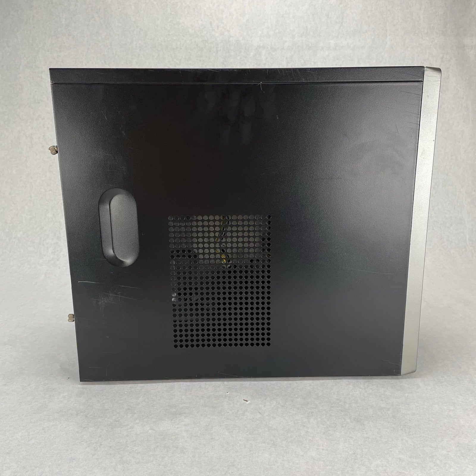 Vintage Retro Black Sleeper Build mATX Case Barebones 300w Power Supply