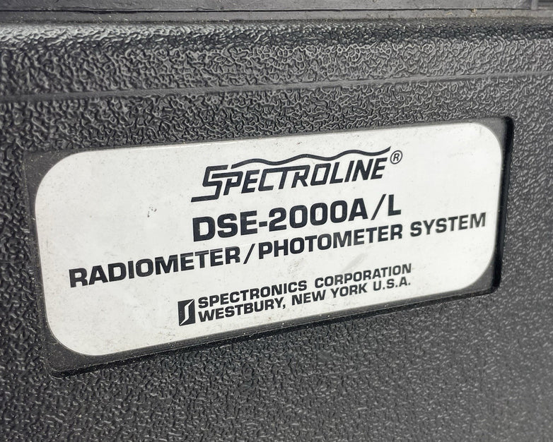Spectroline Model DSE-100X/L Digital Radiometer/Photometer Tested Not Calibrated