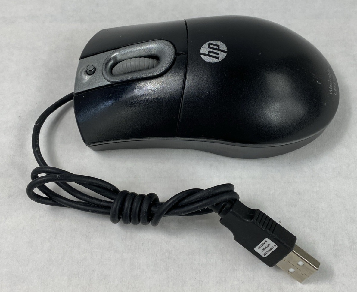 HP M12 USB PS2 Washable Mouse (Lot of 4)