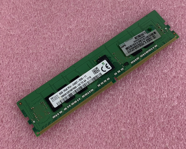 SK Hynix HMA81GR7MFR8N-UH 8 GB 1Rx8 DDR4 PC4-2400T ECC Server Memory Ram