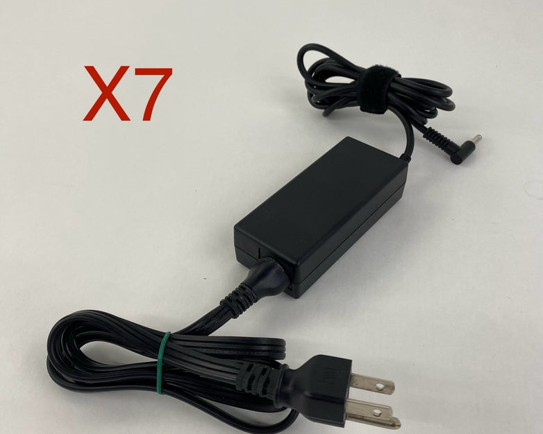 HP PPP0009D 65W 19.5V 3.33A Tiny Blue Tip AC Adapter - Lot of 7