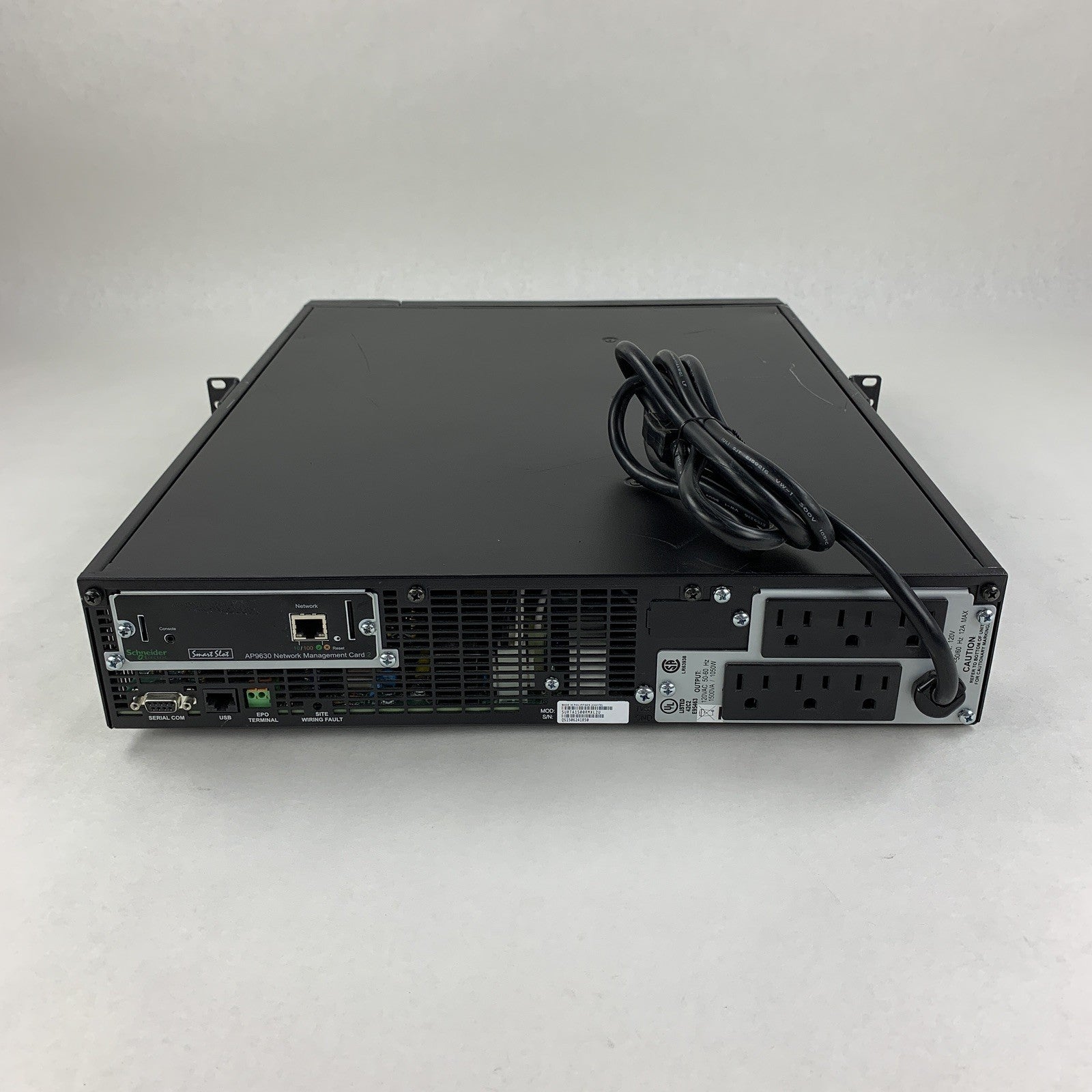 APC SURTA1500RMXL2U Smart-UPS RT 120V Uninterruptable Power Supply No Batt Tray