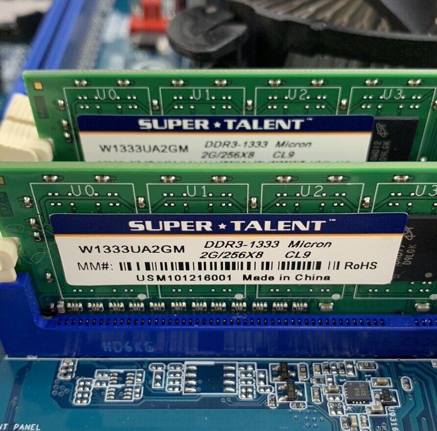 Intel DH55TC Motherboard Intel Core 2 Duo Q9800 2.66GHz 2GB RAM w/ Shield
