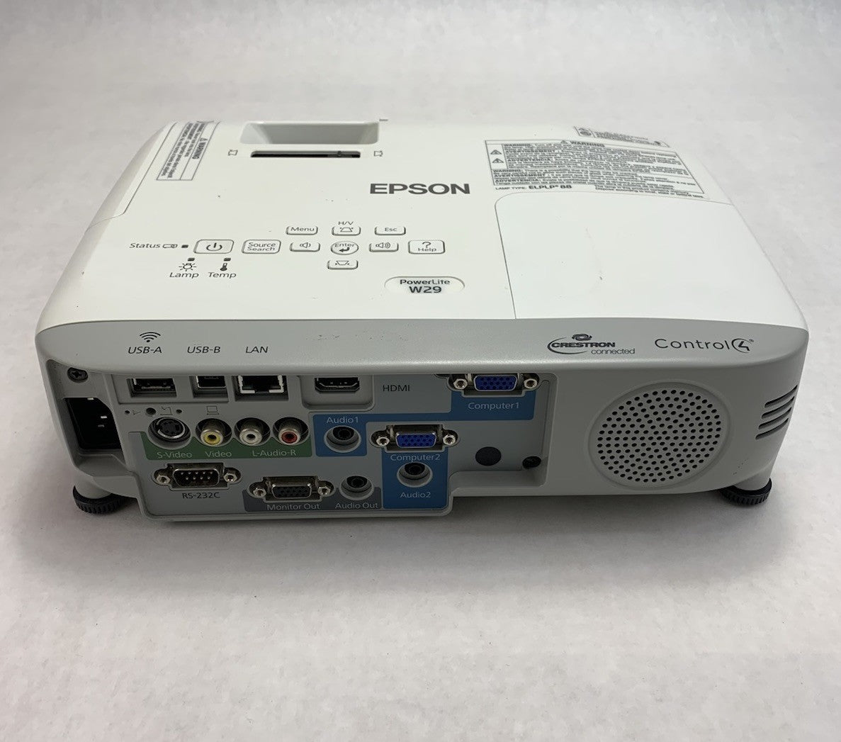 Epson PowerLite W29 H690A LCD Lamp Projector 3307 Lamp Hours - No Remote3