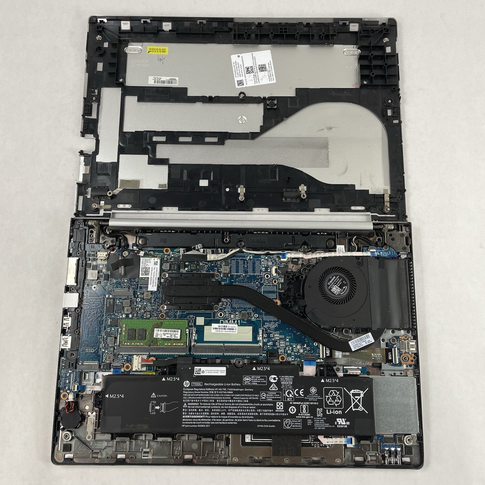 HP EliteBook 850 G6 15.6" i5-8365U 1.60 GHz 8 GB RAM No SSD/OS/AC - Bad DIMM16