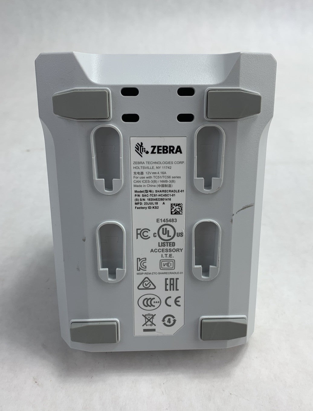 Zebra SHARECRADLE-01 SAC-TC51-HC4SC1-01 4-Slot Battery Charger No AC Adapter8