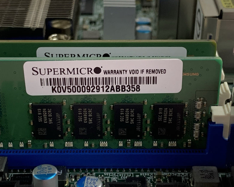 Supermicro X10SDV-6C-TLN4F Mini-ITX Xeon D-1528 1.9 GHz 32 GB Ram