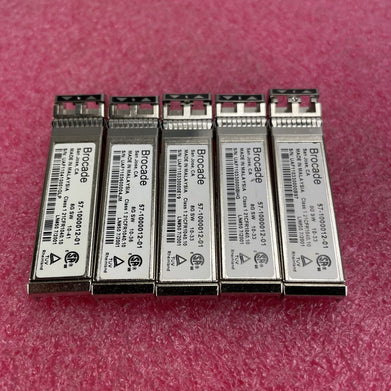 5 x Brocade 8G SW 57-1000012-01 8GB 850nm Optical Transceiver SFP Module