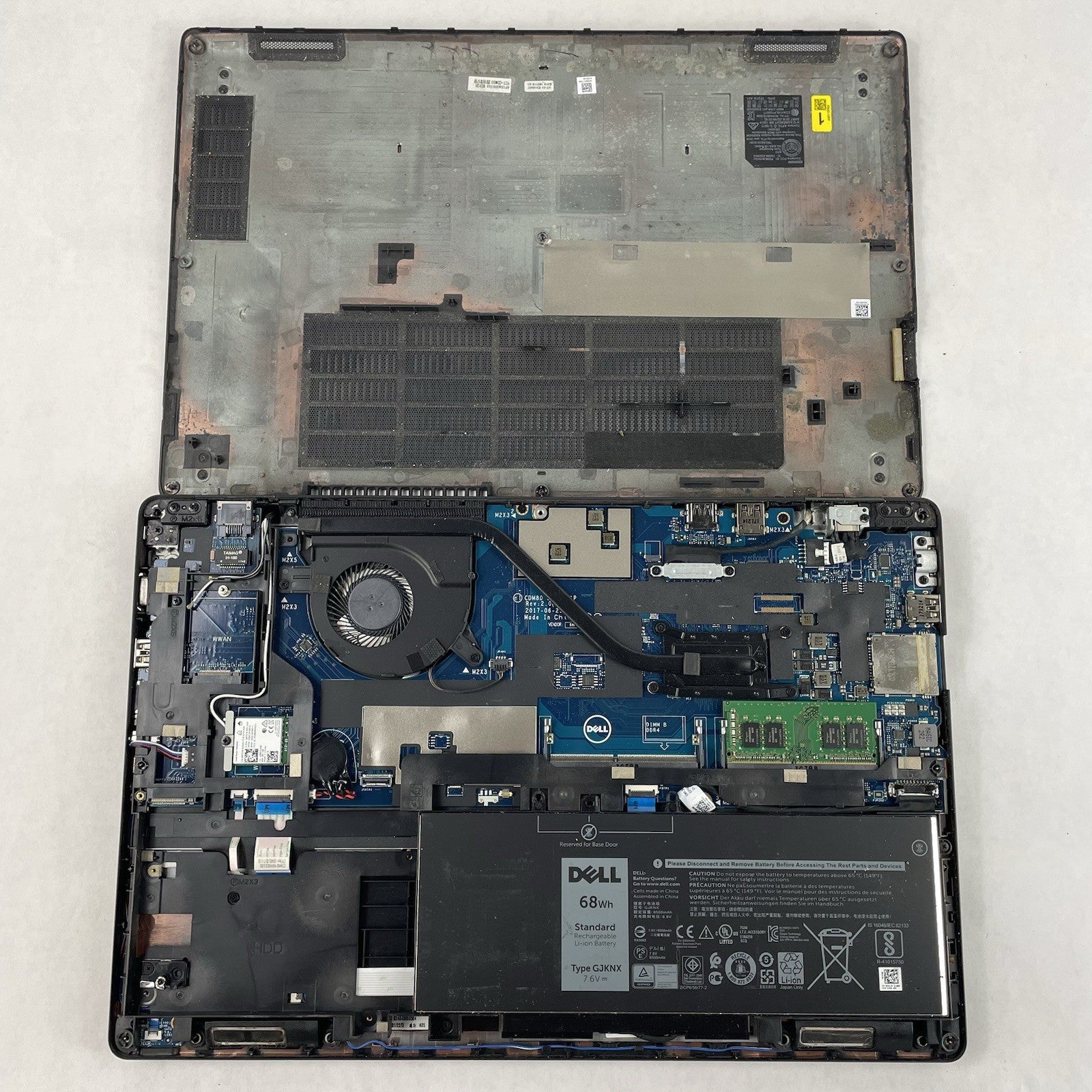 Dell Latitude 5580 15.6" i5-7300U 2.60 GHz 8 GB RAM No SSD/OS/AC20