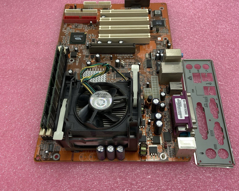 Syntax SVM266A Motherboard Intel Pentium 4 2.8GHz 1GB RAM w/IO Shield