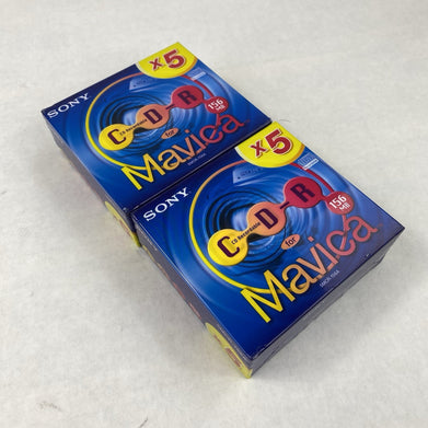 Sony 5MCR-156A  CDR Mavica 8cm 156MB Recordable CD Disc 5 Pack Sealed (Lot of 2)