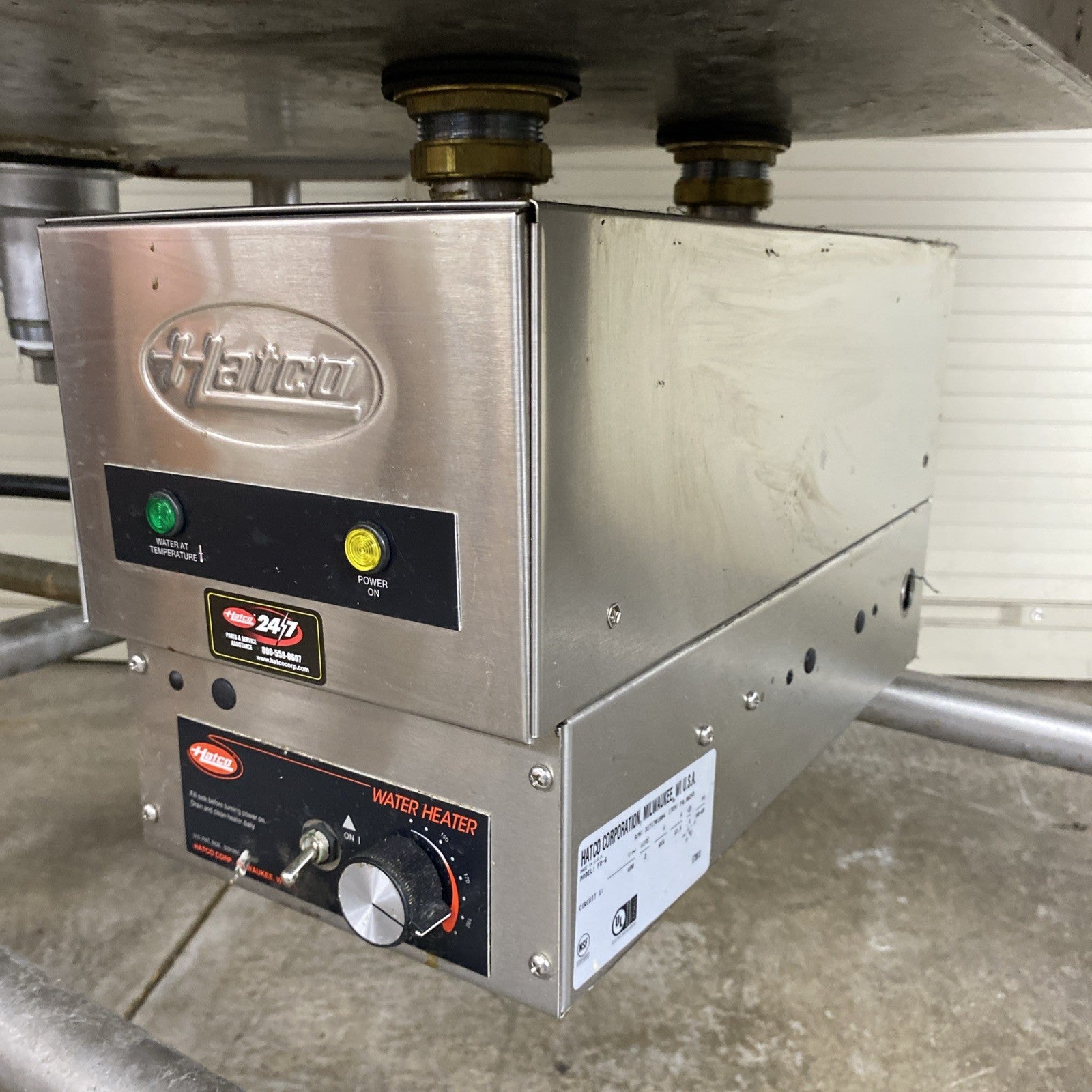 Hatco FR-6 Food Rethermalizers / Bain-Marie Water Heater Sink Wash Tub