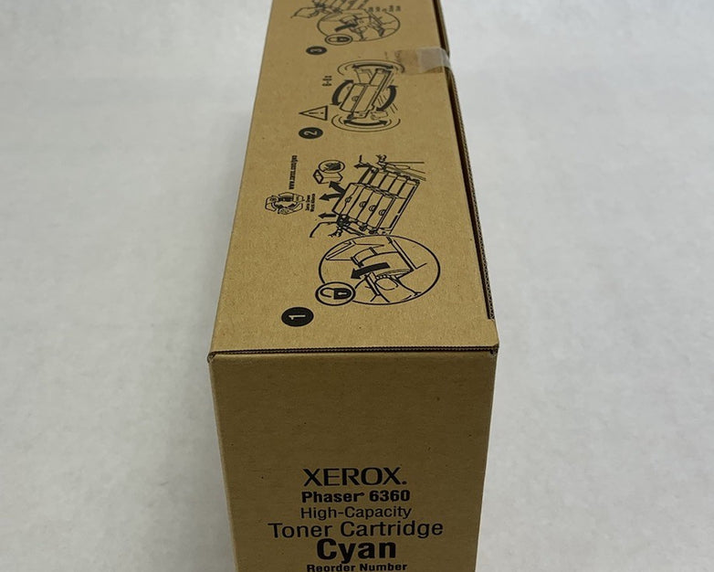 Xerox Phaser 6360 High-Capacity Cyan Toner Cartridge (Lot of 3)