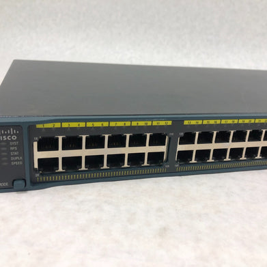 Cisco WS-C2960-48TT-L Catalyst 2960 48P 10/100 Ethernet Switch