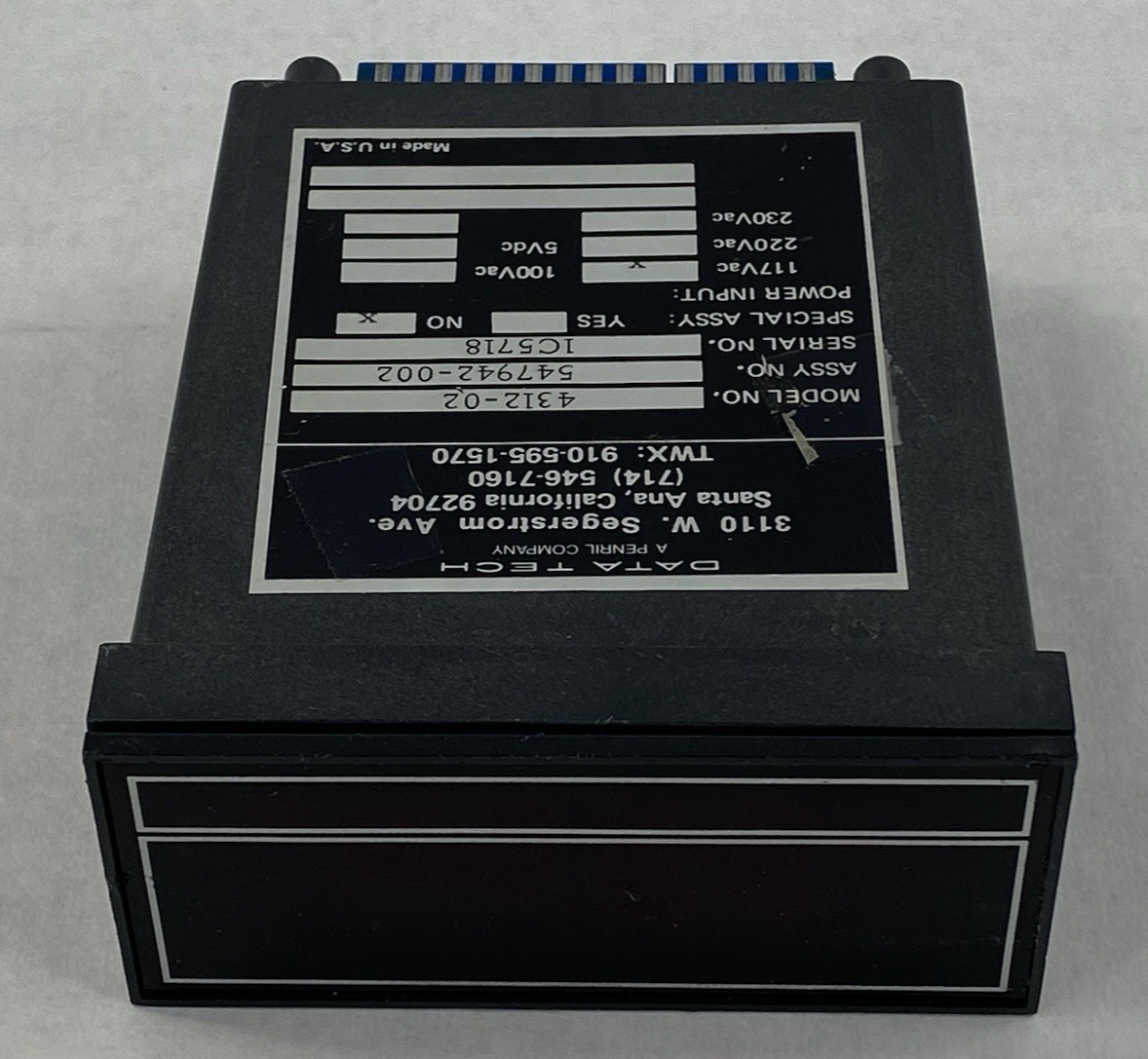 Data Tech 4312-02 Centigrade Temperature Meter