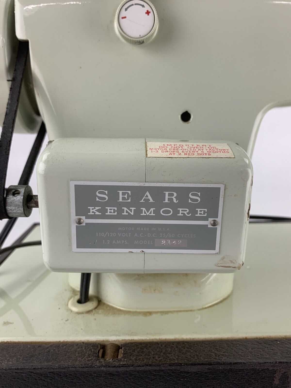 Sears Kenmore Sewing Machine 2142 For Parts and Repair No Power