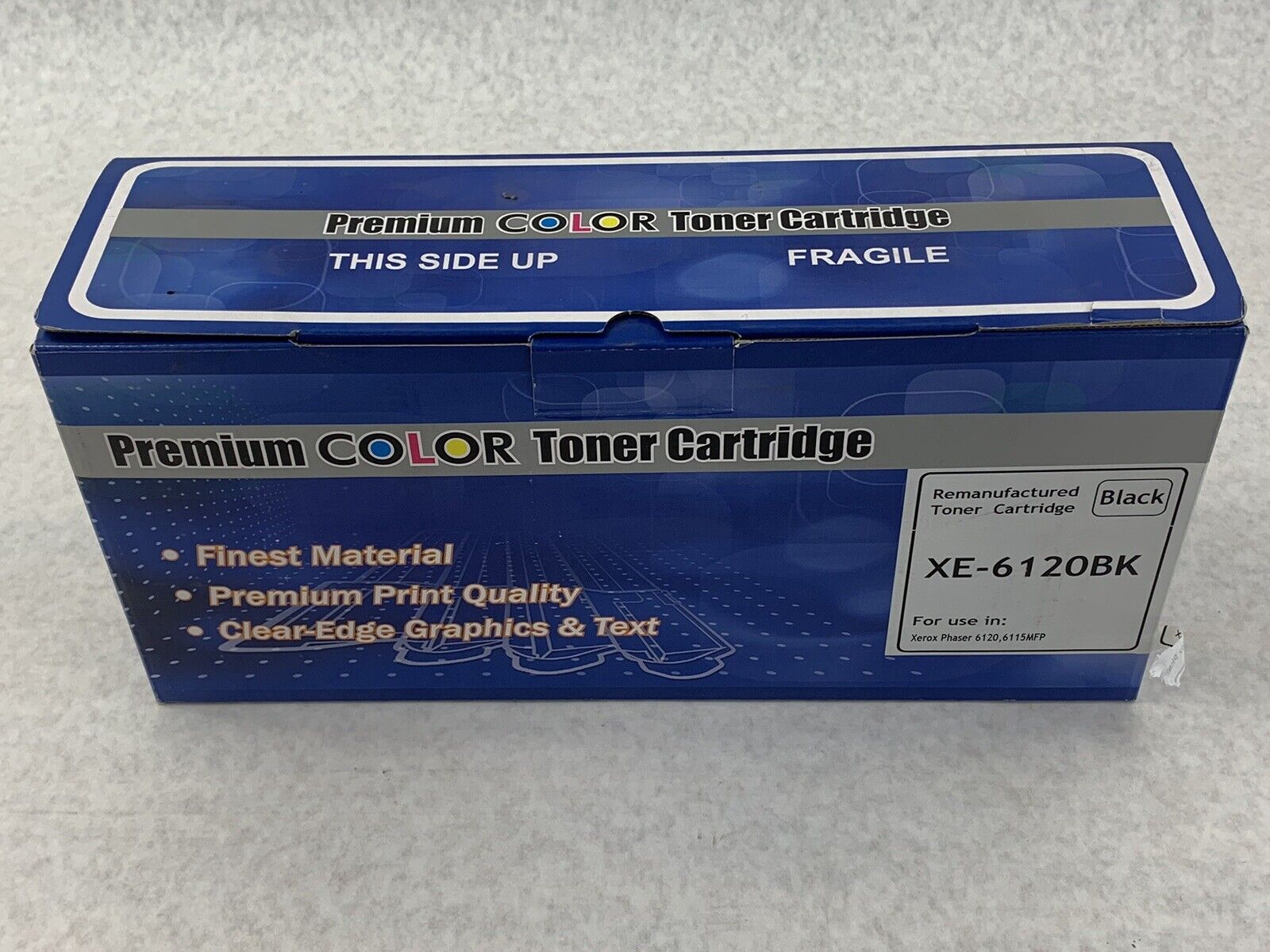 Premium COLOR XE-6120BK Toner Cartridge for Xerox Phaser 6120 6115 MFP