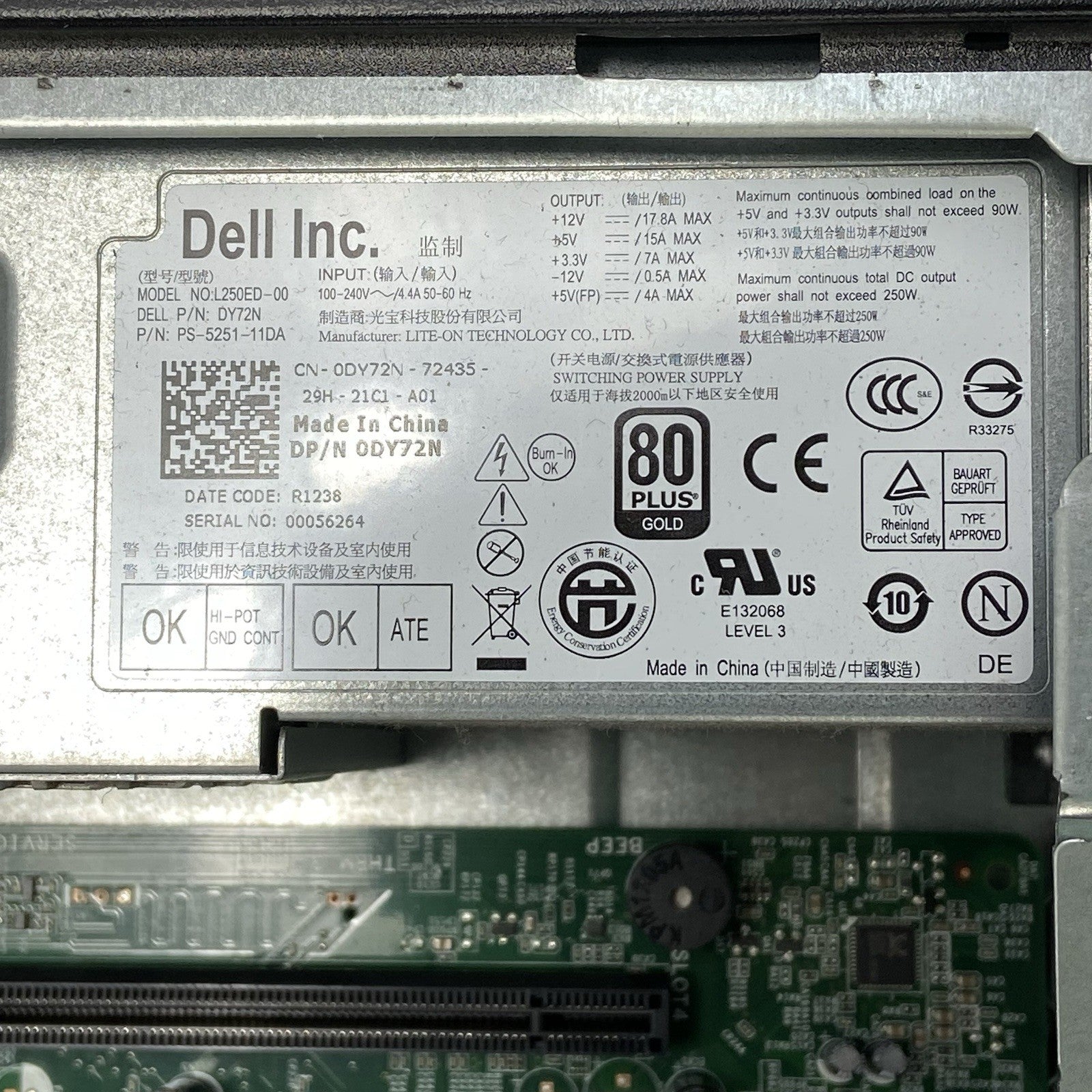 Dell Optiplex 7010 DT Intel Core i5-3470 3.2GHz 4GB RAM No HDD No OS11