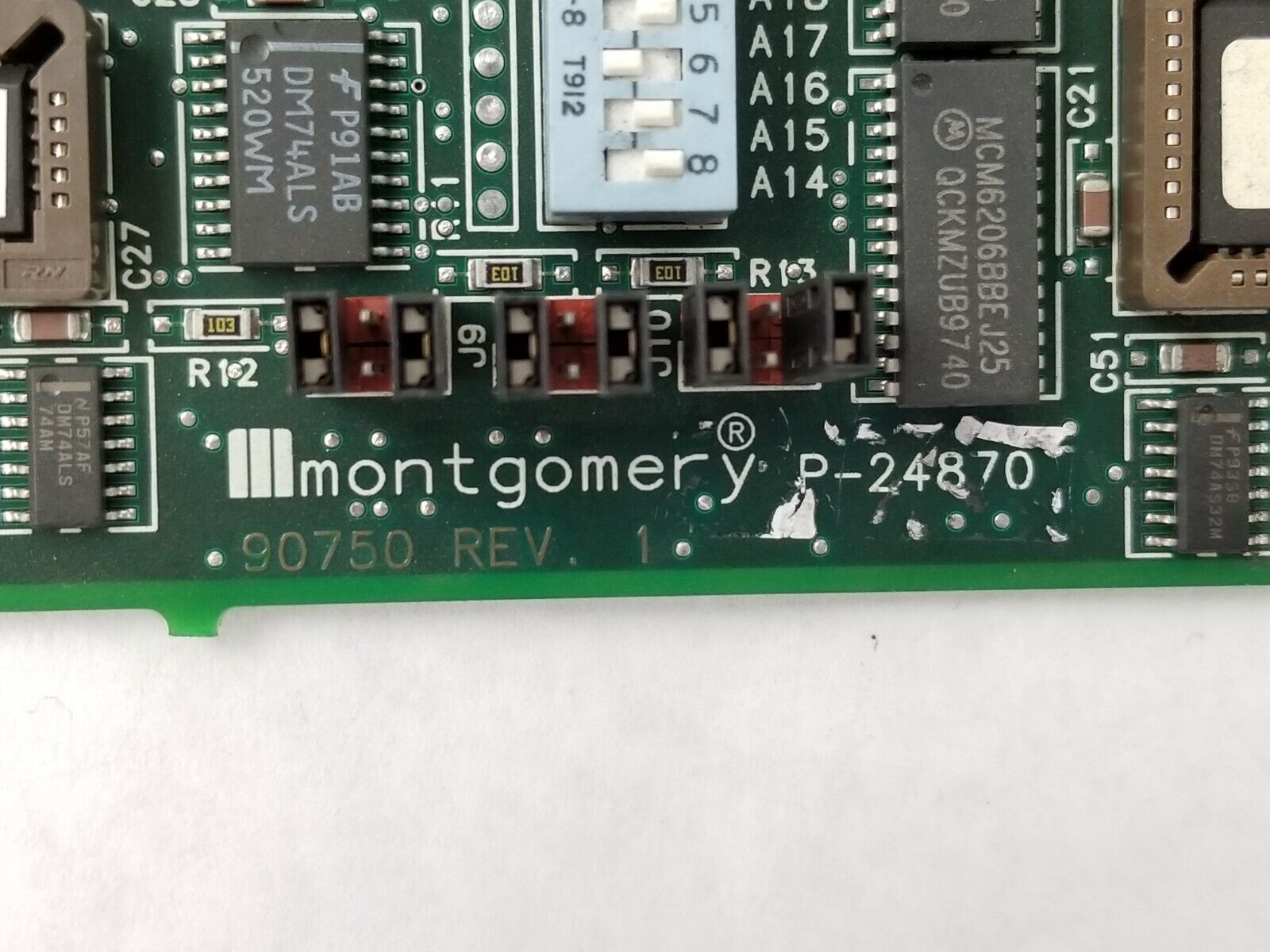 Montgomery P-24870 90750 Rev 1 16Bit ISA Card