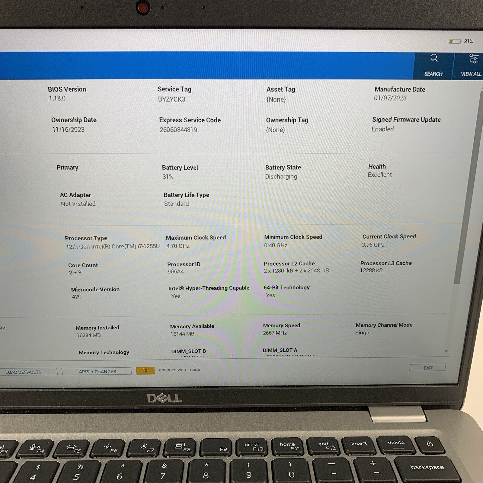 Dell Latitude 5430 14" Laptop i7-1255U 1.8 GHz 16 GB Ram No OS No SSD No AC2