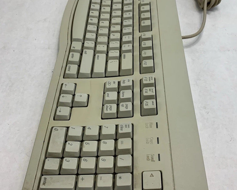 PowerComputing 7250-004-00 Vintage Mechanical Keyboard w/ PowerComputing Mouse