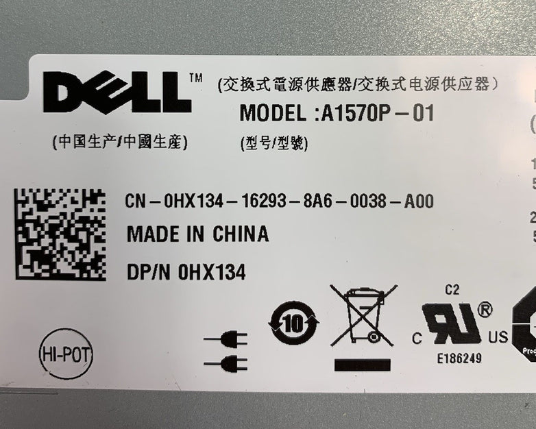 Dell PowerEdge A1570P-01 1570W Server Power Supply